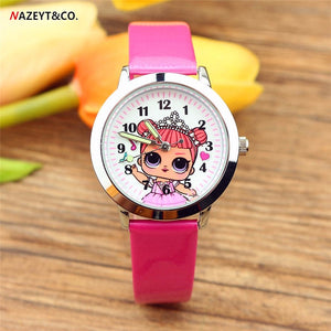 New children's cute watch cartoon little girl belt luminous wrist watch girls birthday gift