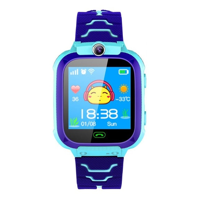 Hot Sale Wholesale New Children\'s Smart Waterproof Watch Anti-lost Kid Wristwatch GPS Positioning SOS Function Android IOS