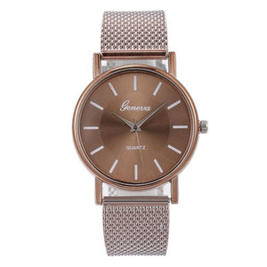 Brand Quartz Watch Woman's Wristwatch Fashion Ladies Watch Business Watch Mesh Belt Clock Female reloj mujer