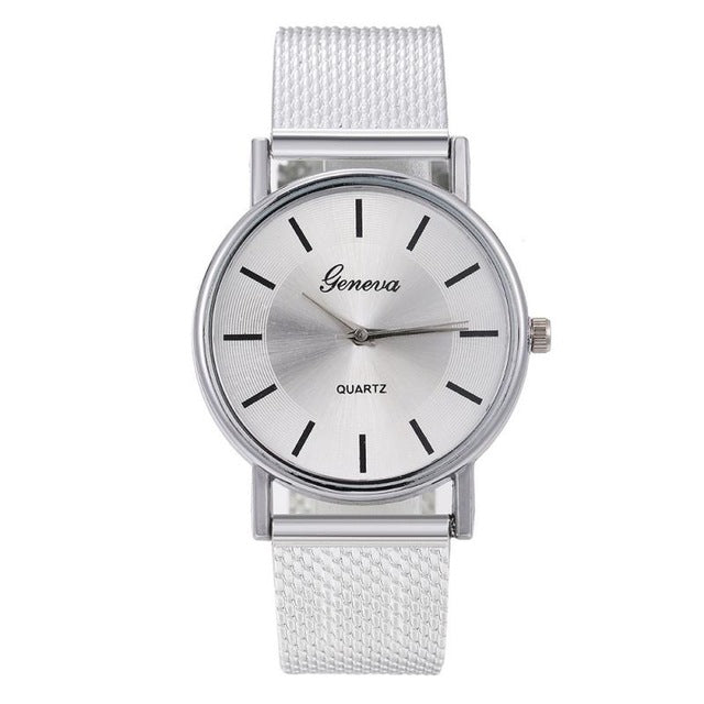 Brand Quartz Watch Woman's Wristwatch Fashion Ladies Watch Business Watch Mesh Belt Clock Female reloj mujer