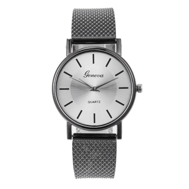 Brand Quartz Watch Woman's Wristwatch Fashion Ladies Watch Business Watch Mesh Belt Clock Female reloj mujer